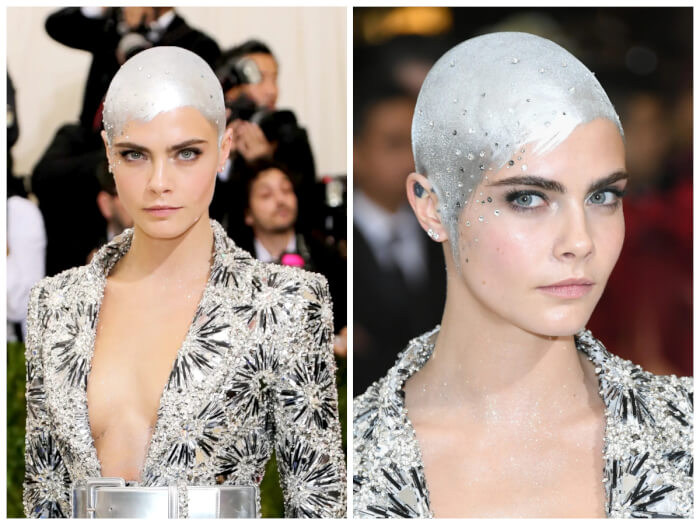  celebrity haircuts Cara Delevingne in 2017