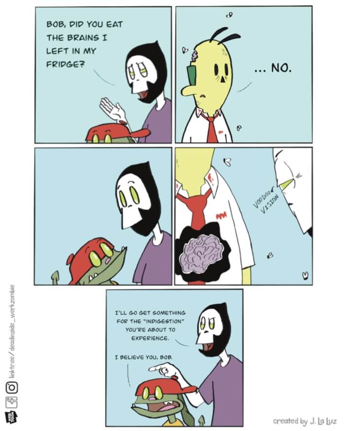 Weirdly Funny Zombie Comics