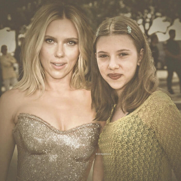 Times Celebrities Met Their Younger Selves In Pictures