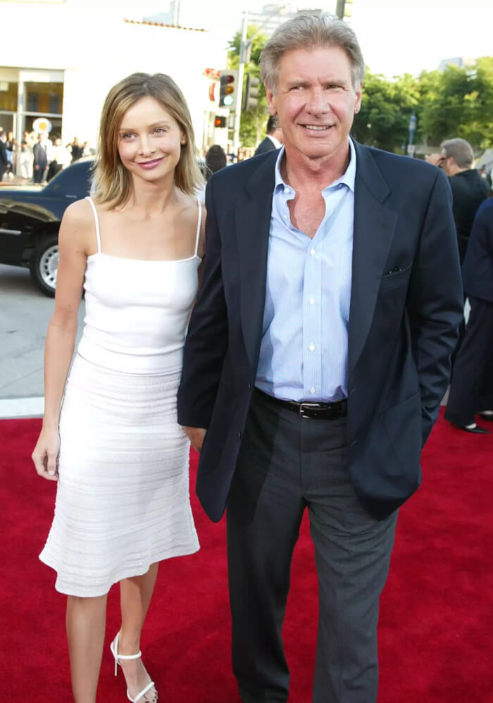 harrison ford and calista flockhart love story