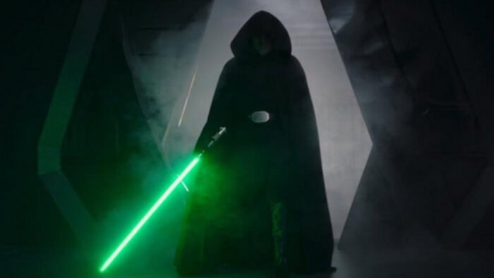 The surprise appearance of Luke Skywalker in the Season 2 finale