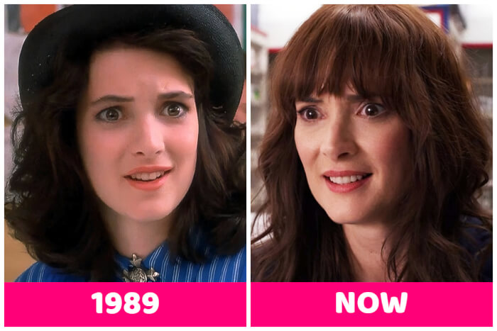 celebrities have stopped aging Winona Ryder, 51 years old