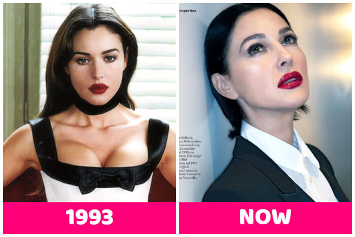 celebrities have stopped aging Monica Bellucci, 58 years old