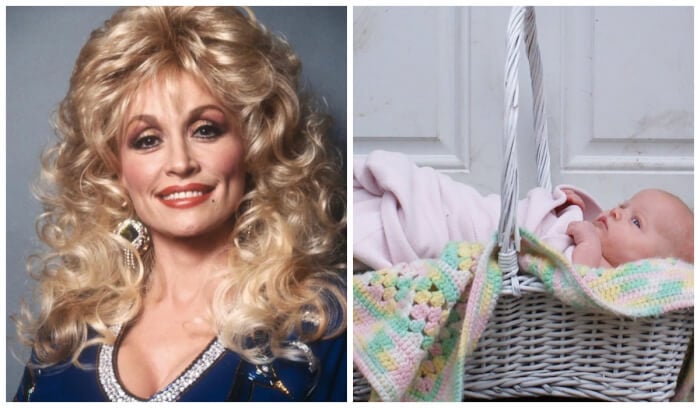 celebrities got the creepiest fan gifts Dolly Parton - A Baby