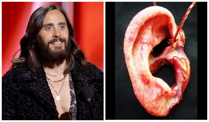 celebrities got the creepiest fan gifts Jared Leto – Human Ear