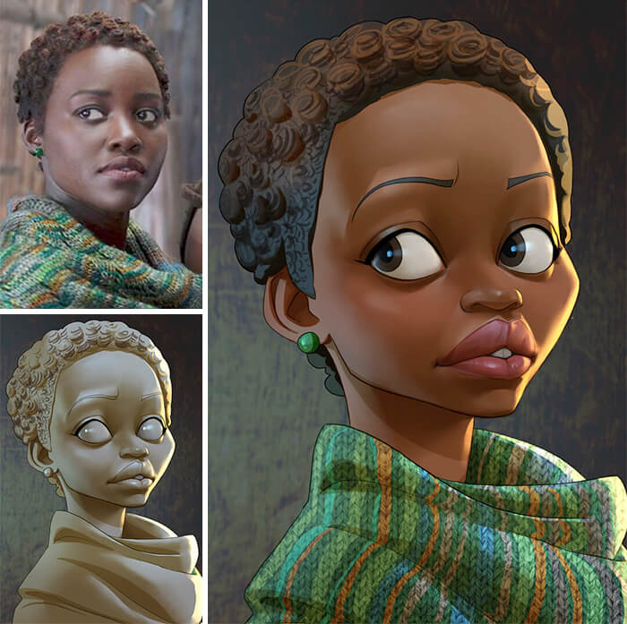 This Artist Turns Movie Characters Into Cartoons