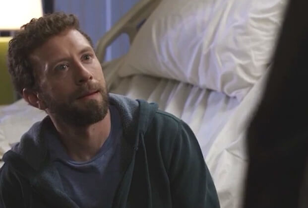 why was hodgins in a wheelchair