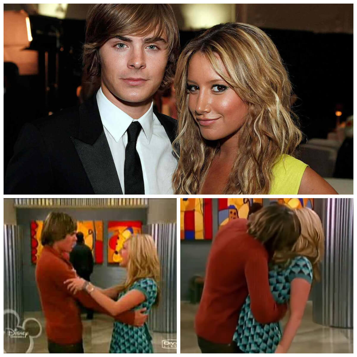 Ashley Tisdale and Zac Efron in an episode of The Suite Life of Zack & Cody