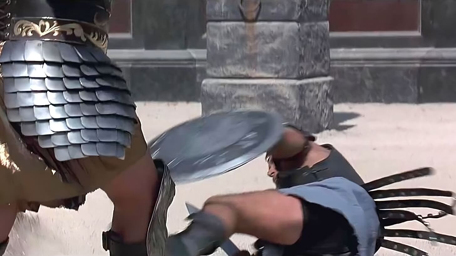 movie costume mistakes Gladiator