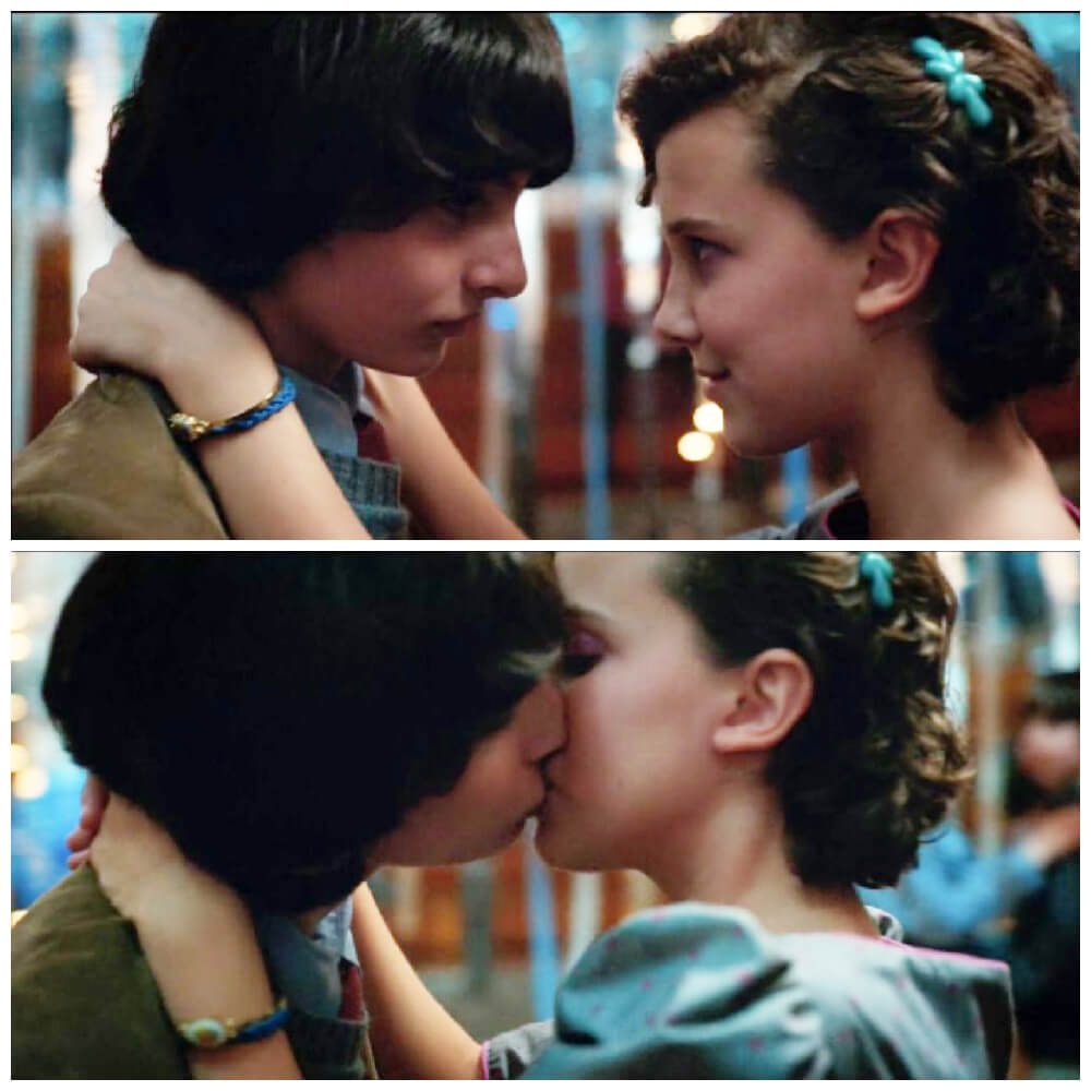  first kisses Millie Bobby Brown