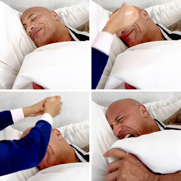 Dwayne “The Rock” Johnson receives an unexpected wake-up call from his daughter.