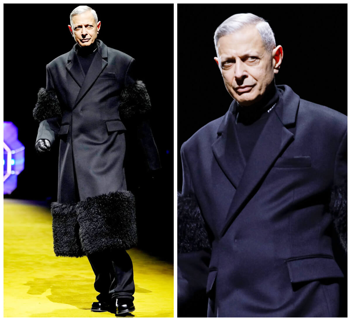 stars who completely own the runway Jeff Goldblum