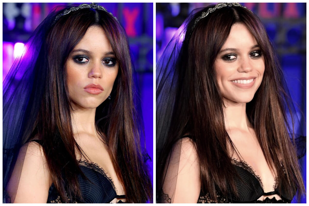celebrities who look like completely different people Jenna Ortega