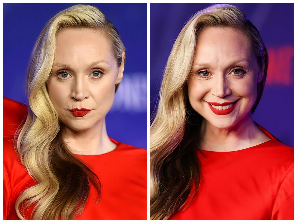 celebrities who look like completely different people Gwendoline Christie