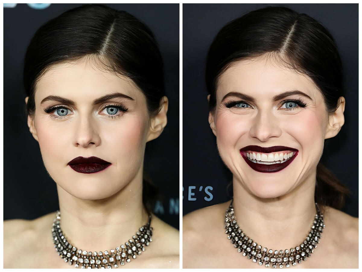 celebrities who look like completely different people Alexandra Daddario
