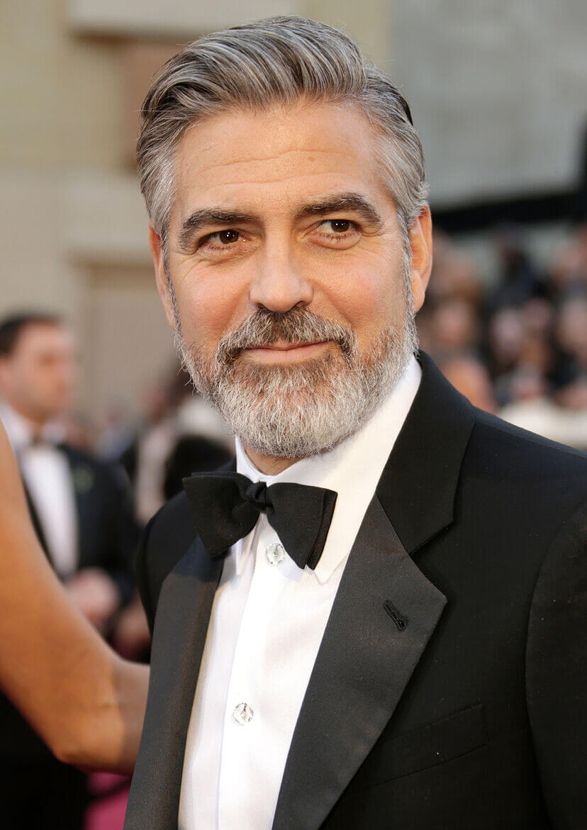celebrities who prove aging George Clooney