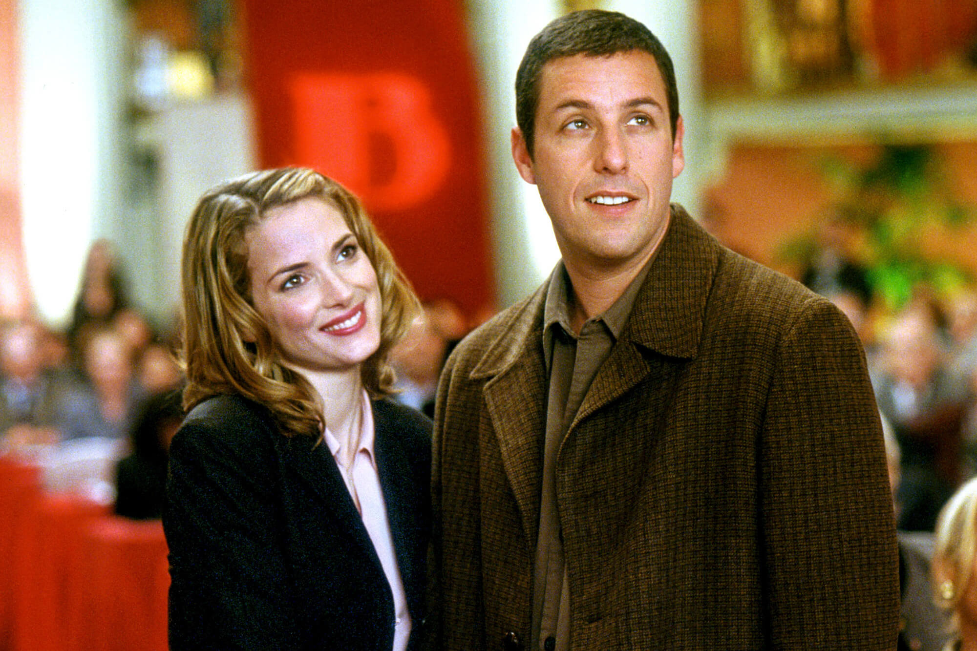 Winona Ryder And Adam Sandler (Mr. Deeds)