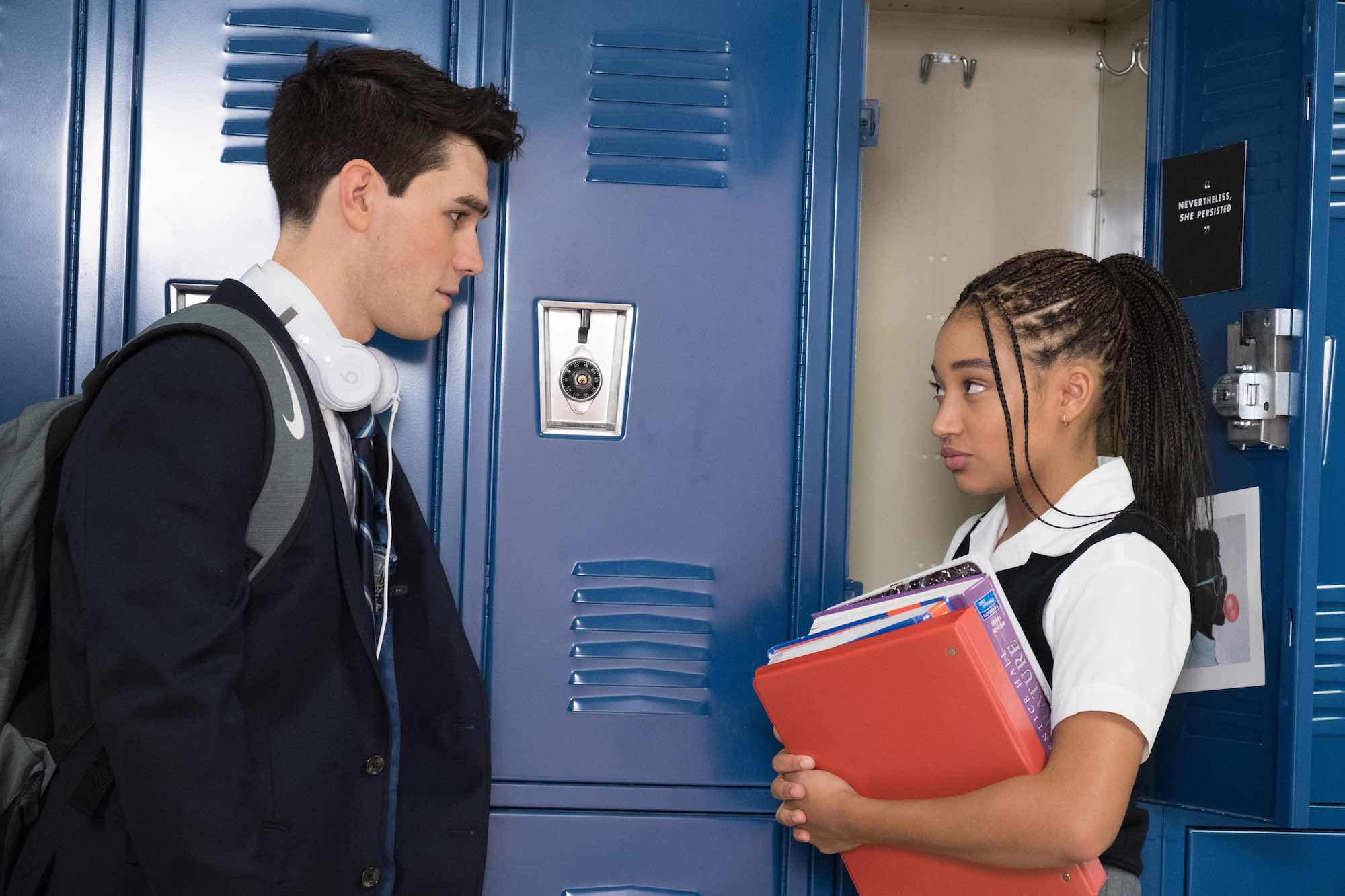 Amandla Stenberg And K.J. Apa (The Hate U Give)