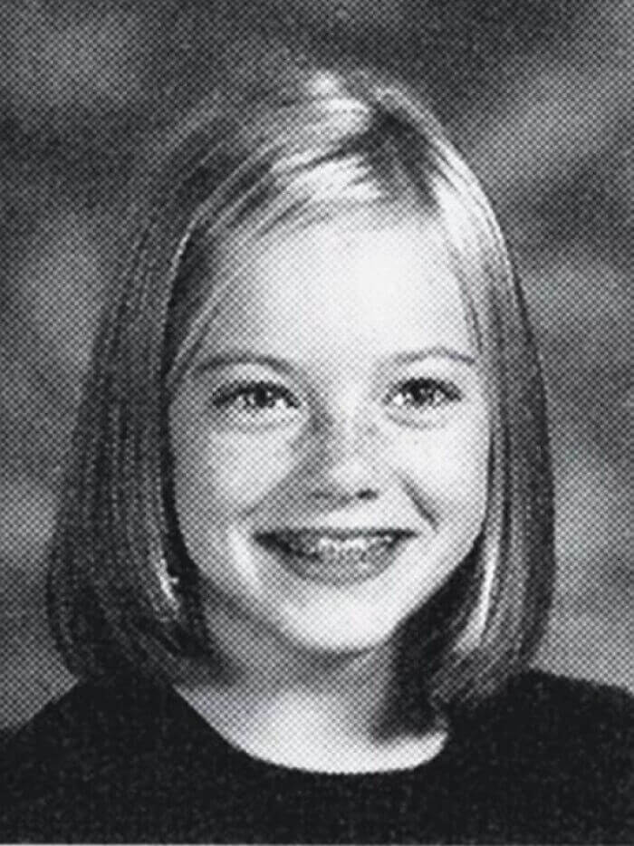 yearbook photos of A-list celebrities Emma Stone