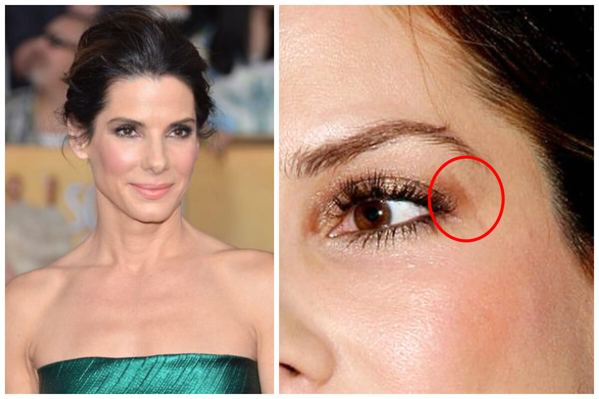 celebrities who proudly show their imperfections Sandra Bullock