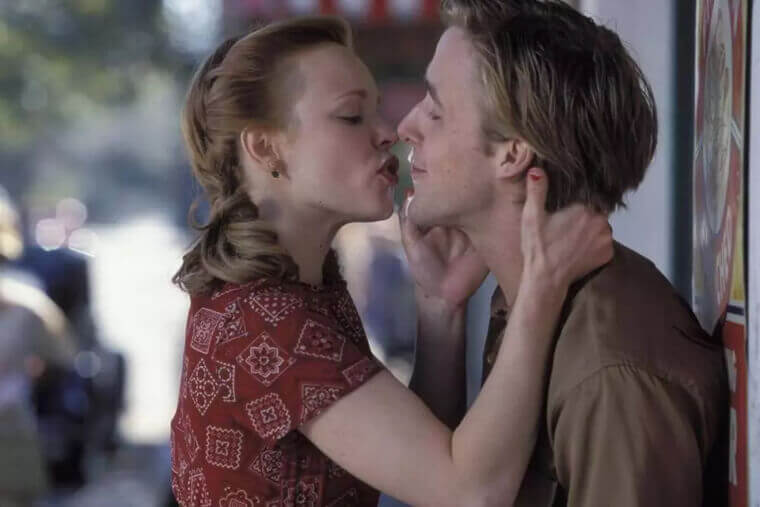 Romantic On-Screen Kisses