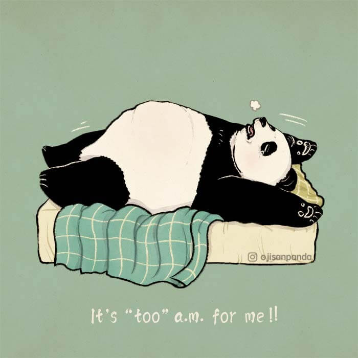 Relatable Illustrations Of A Middle – Aged Panda