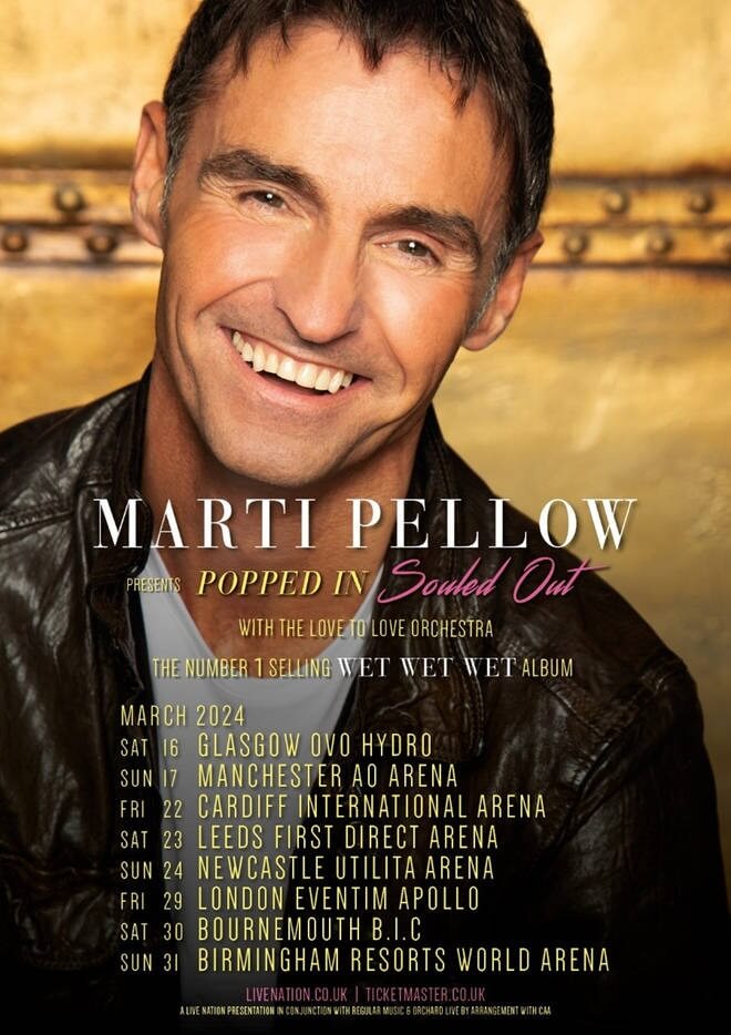 Marti Pellow Tour Ticket