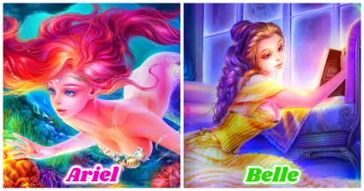 Talented Artist Dazzles Fans With Her Mesmerizing, Sexy Disney Princesses Before Bedtime