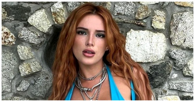 Bella Thorne Is A Killer Breasts In A Bold White Bra On Ig