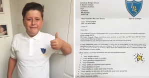 Boy With Autism Fails Test, Suddenly Gets A Letter From Teacher That Has The Internet In Tears