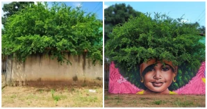 This Talented Brazilian Artist Uses Nature To Create Incredible Realistic Spray-Painted Portraits