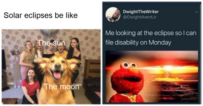 Solar Eclipse Memes That Are Out of This World When The Sun Takes A Break