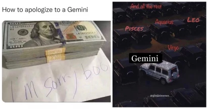 Zodiac Memes: 30 Gemini Wit Sparkles Like Stardust