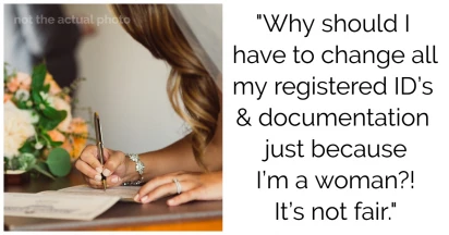 Woman Plans To Leave Her Soon-To-Be Husband After He Tricks Her Into Taking His Last Name