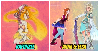 19 Stunning Pictures That See Disney Princesses As Final Fantasy Characters