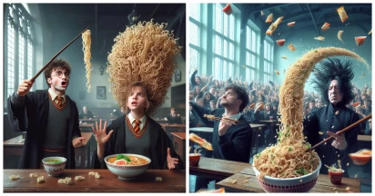 Wanna See Harry Potter Having Ramen Before His Exams? AI Got Us The Answer