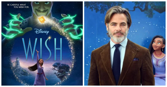 Chris Pine Admits He Was Nervous To Sing Again for Disney's 'Wish': 'It's Not My Forte'
