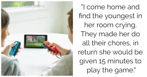 Dad Gets Accused Of Favoritism For Buying His Daughter Her Own Nintendo Switch After Her Step Siblings Refused To Let Her Play