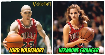 10 Sidesplitting AI Images That Imagine Harry Potter Characters As NBA Players