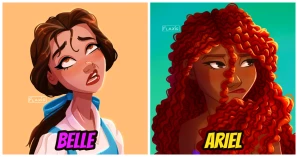 28 Hilarious Disney Moments & Expressions Redrawn By This Talented Artist