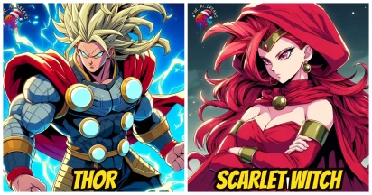 20 Powerful Fan Art Of Marvel Superheroes As Dragon Ball Super Saiyans
