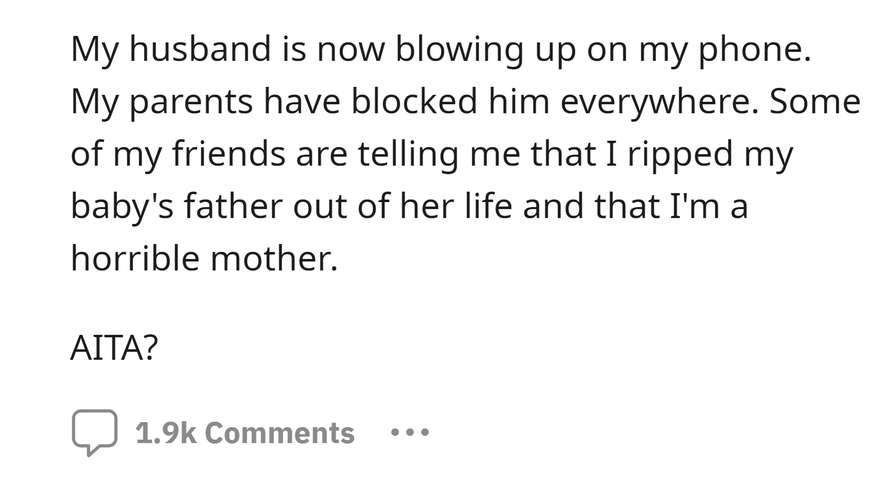 Redditor is facing criticism from some friends