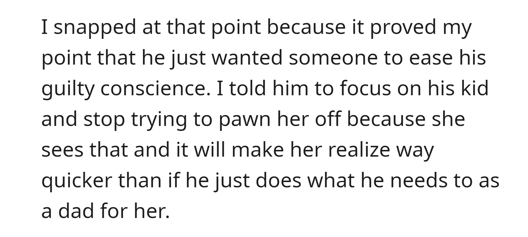 OP urged Henry to focus on being a responsible father to Vivienne instead of pawning her off