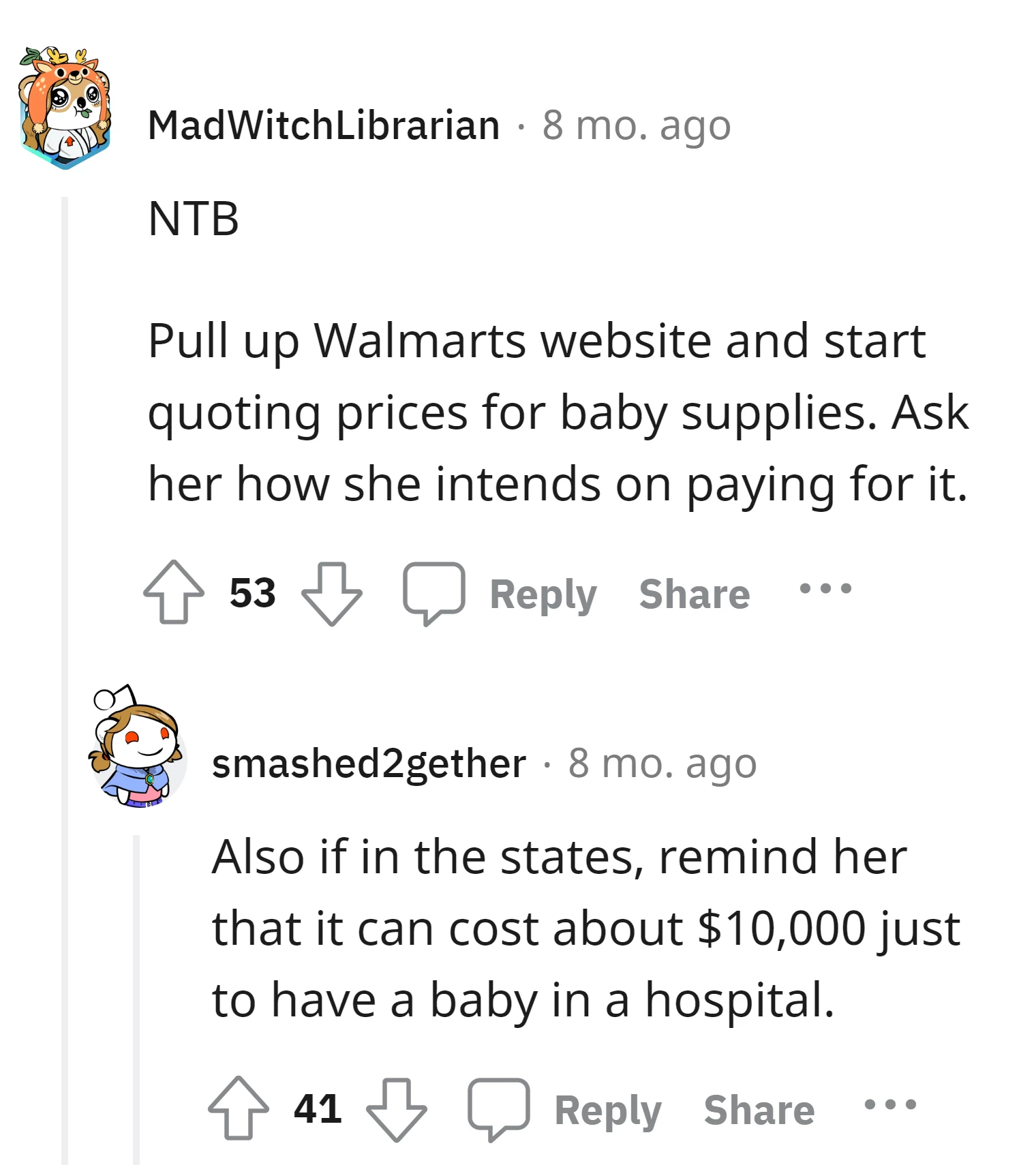 Check how much baby supplies cost on Walmart's website