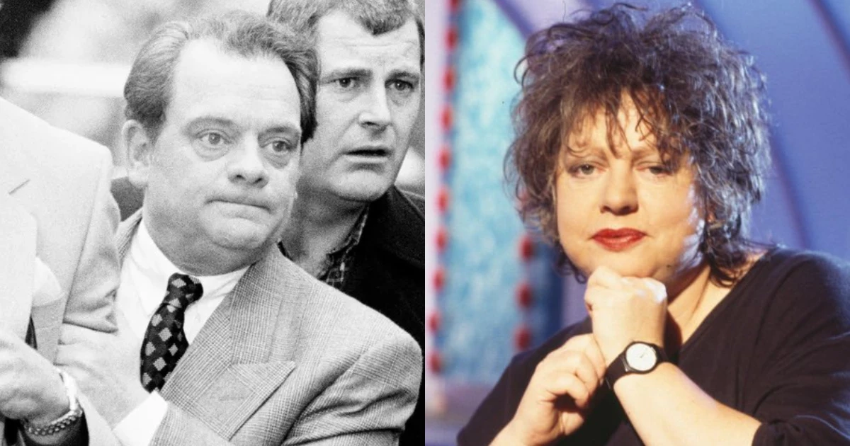 Jo Brand and John Sergeant young