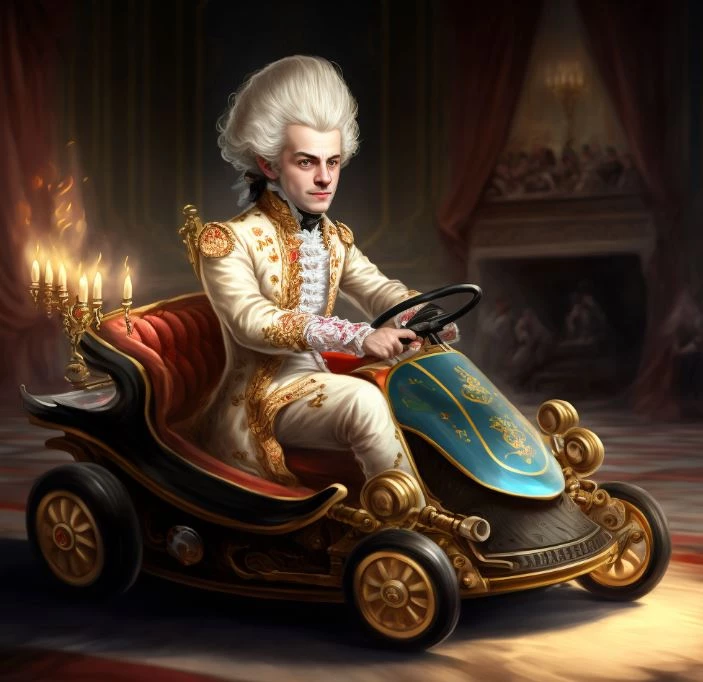 Mozart in Mario Kart
