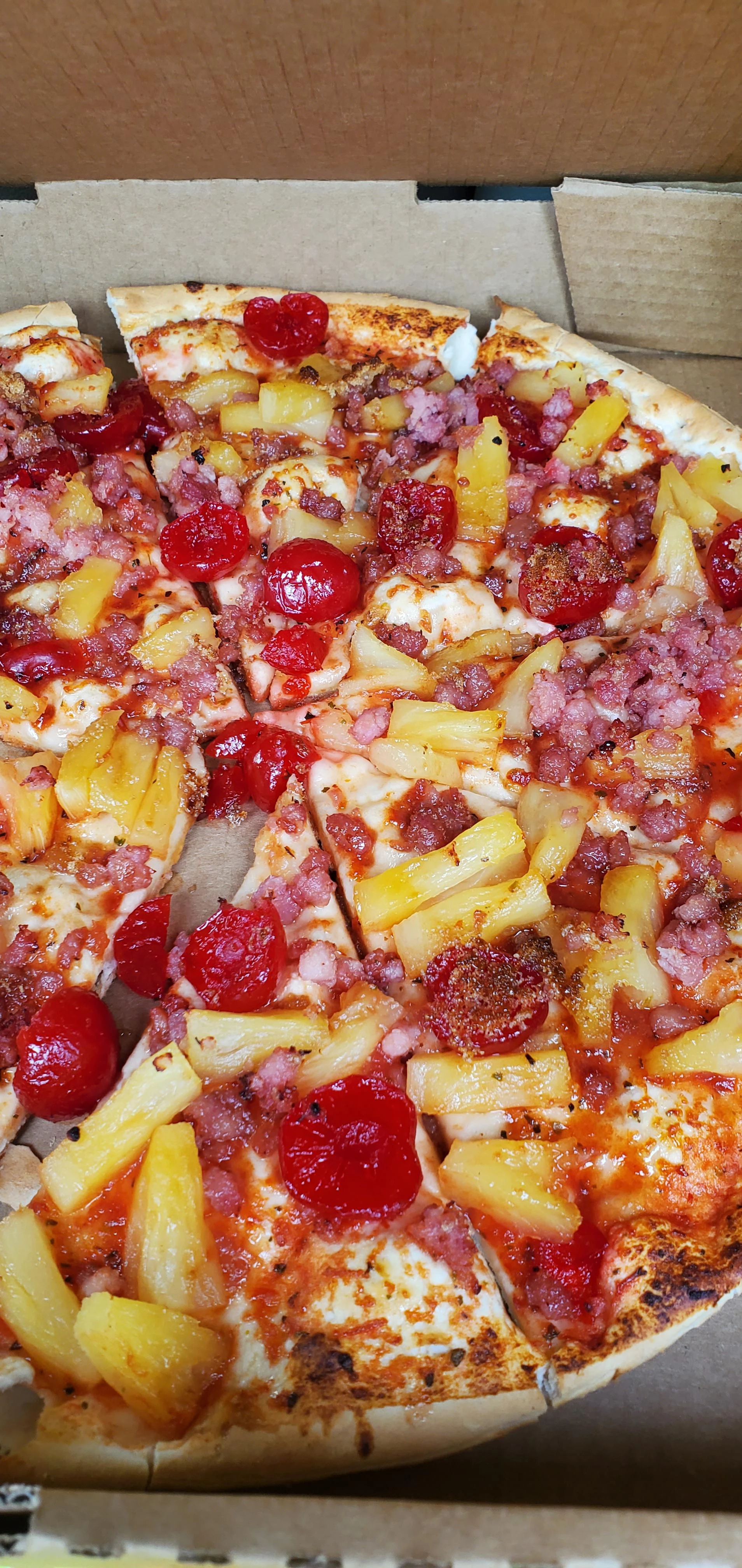 Cherry And Pineapple Pizza
