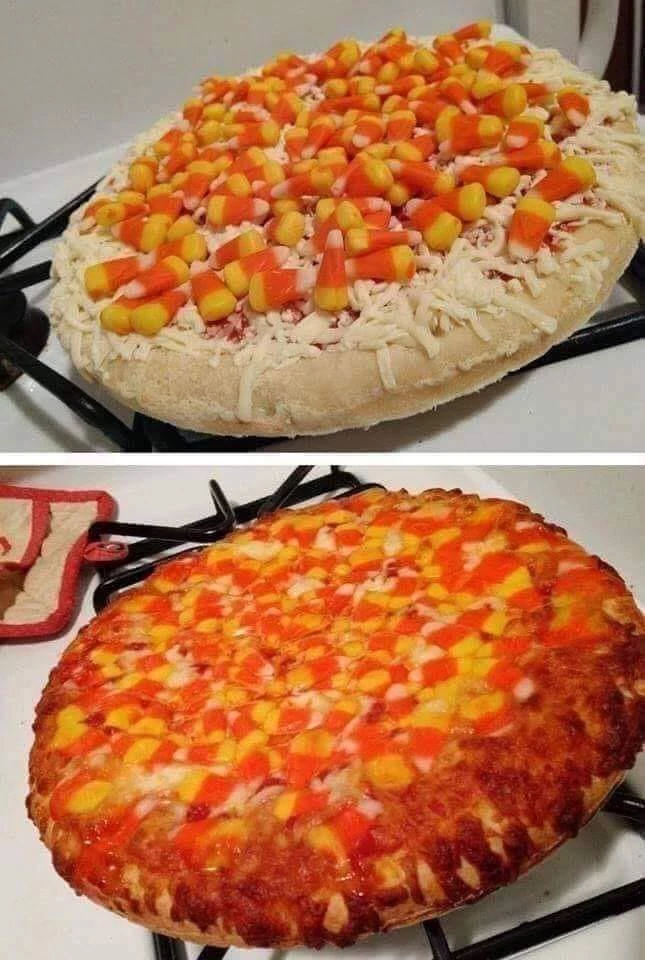 Halloween Candy Pizza