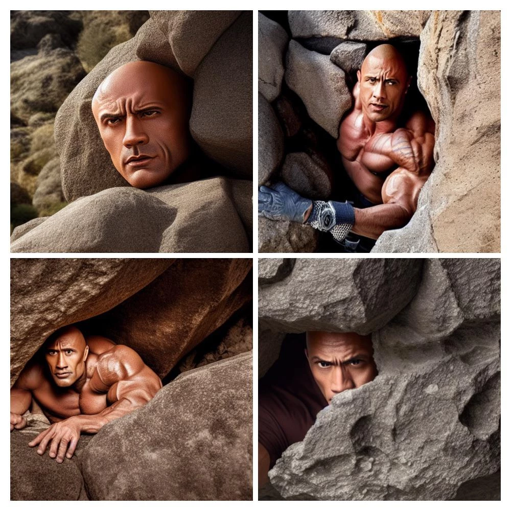 The Rock Hides In The Rocks