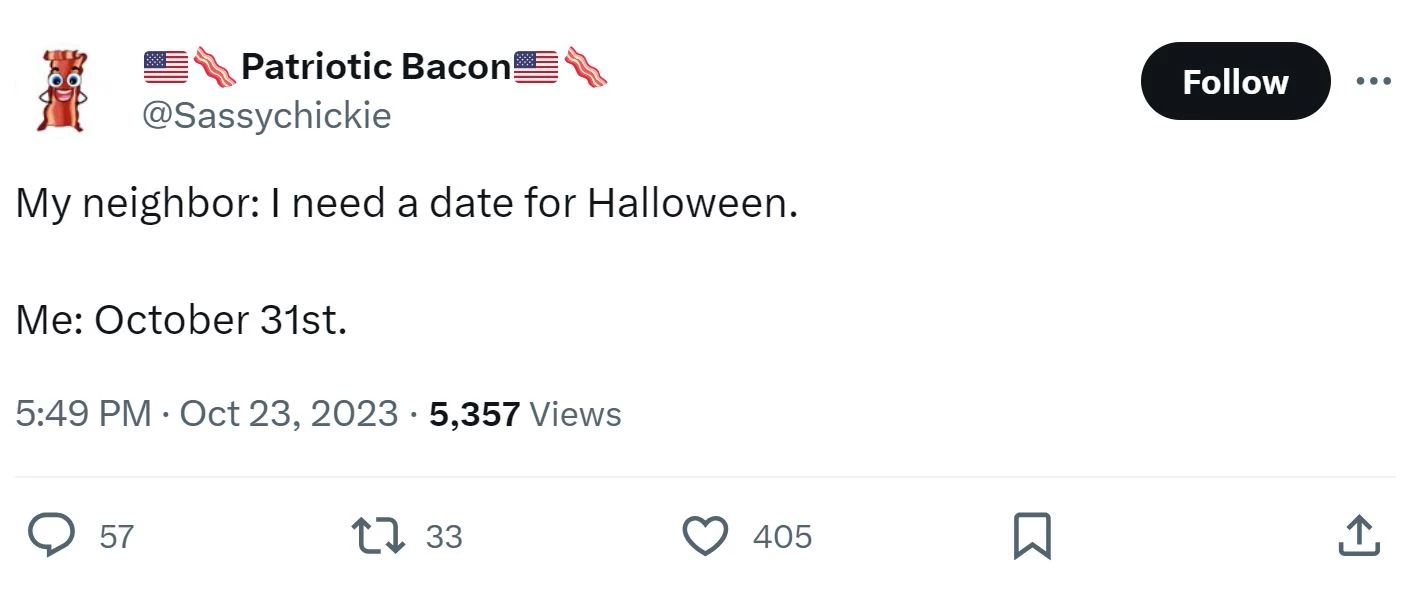 When You Ask For A Halloween Date